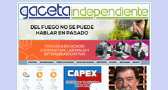 Desktop Screenshot of gacetaindependiente.es